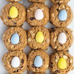 Rows of Cadbury Egg protein bites