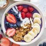Protein berry smoothie bowl