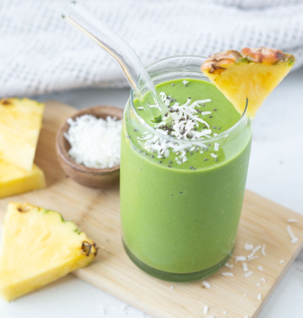 Tropical Green Protein Smoothie