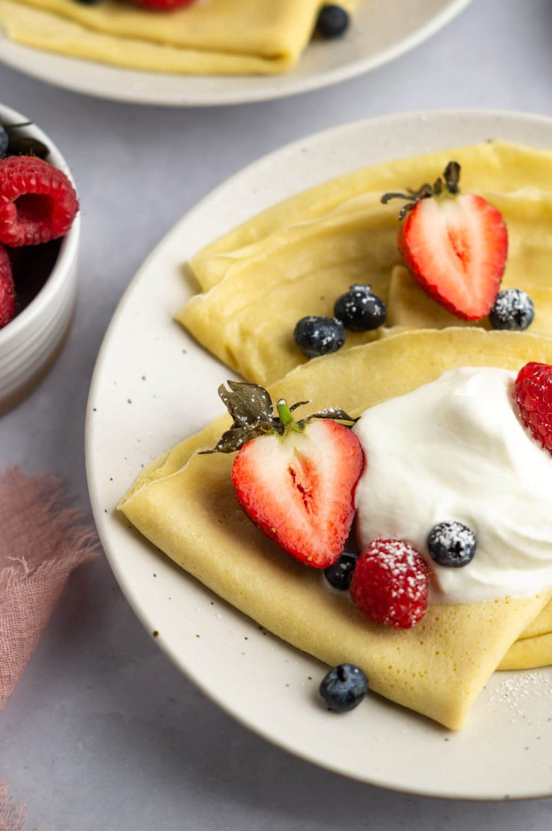 Mil Crepes Easy Almond Milk Crepes | Begin With Balance