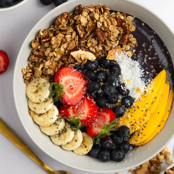 Acai Bowl With Protein Begin With Balance