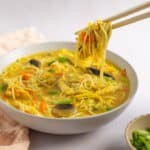 Bowl of gluten-free ramen.