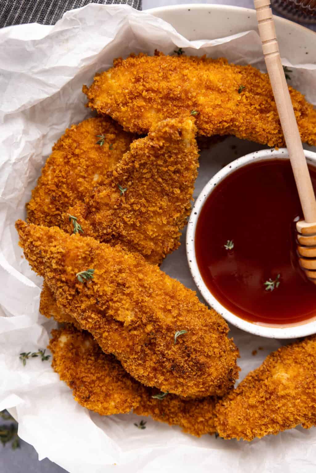 Baked Hot Honey Chicken Tenders Begin With Balance