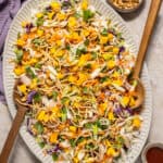 Overhead shot of cashew crunch salad