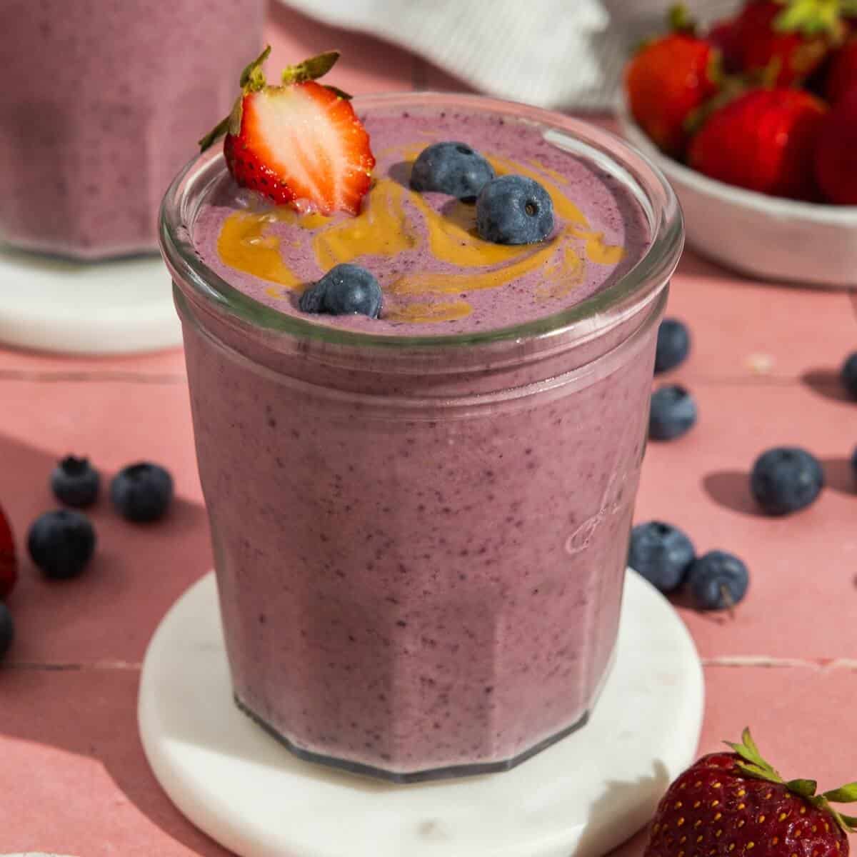 Featured image for PBJ Smoothie.