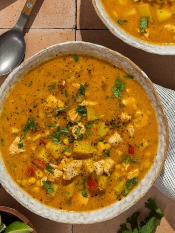 Featured image for chicken corn chowder.