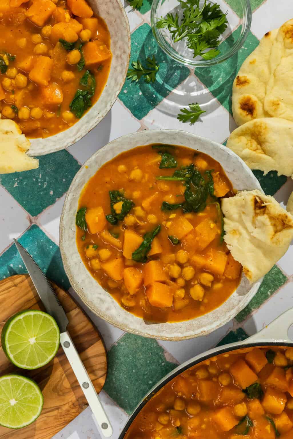 Creamy Butternut Squash and Chickpea Curry | Begin With Balance
