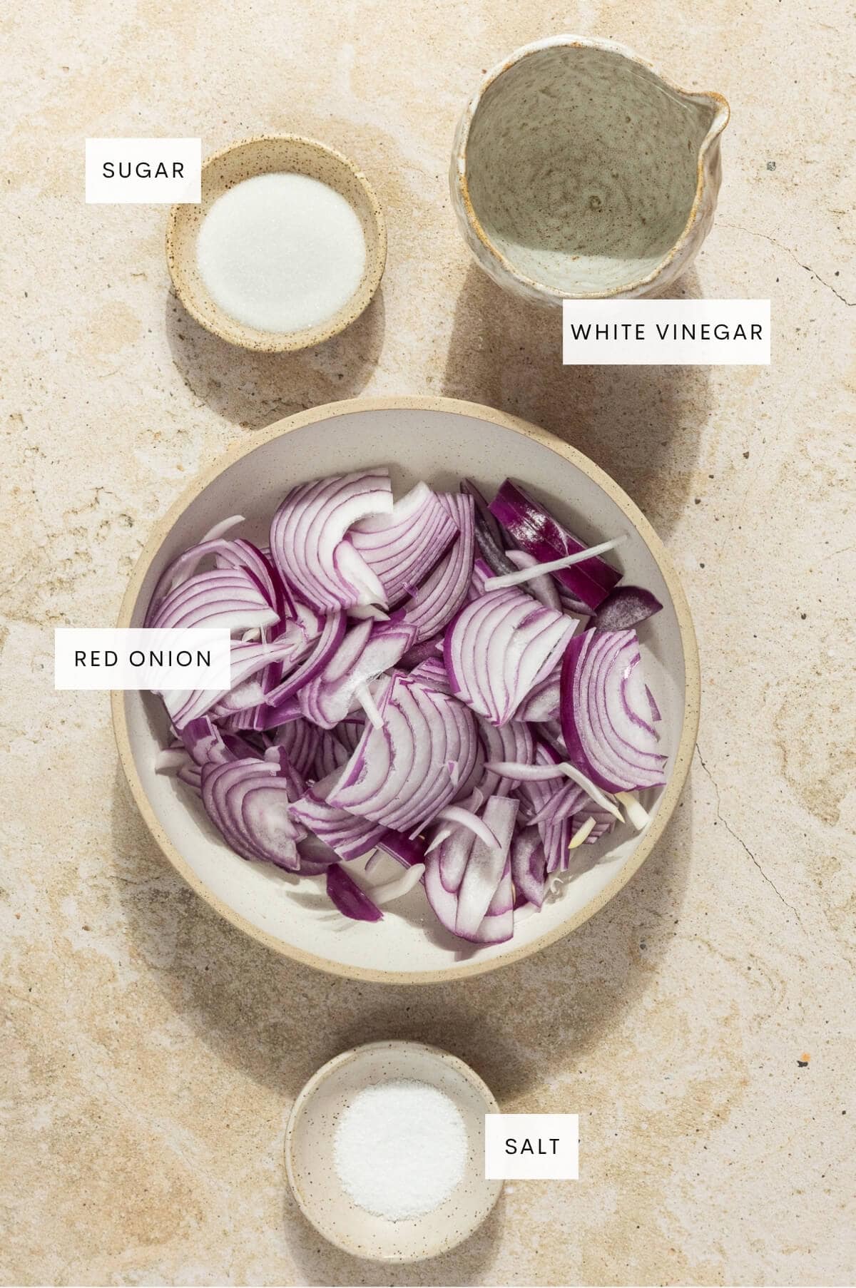 Ingredient shot for pickled onions.