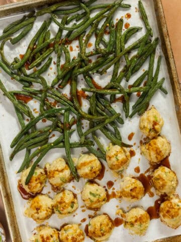 Featured image for baked chicken meatballs