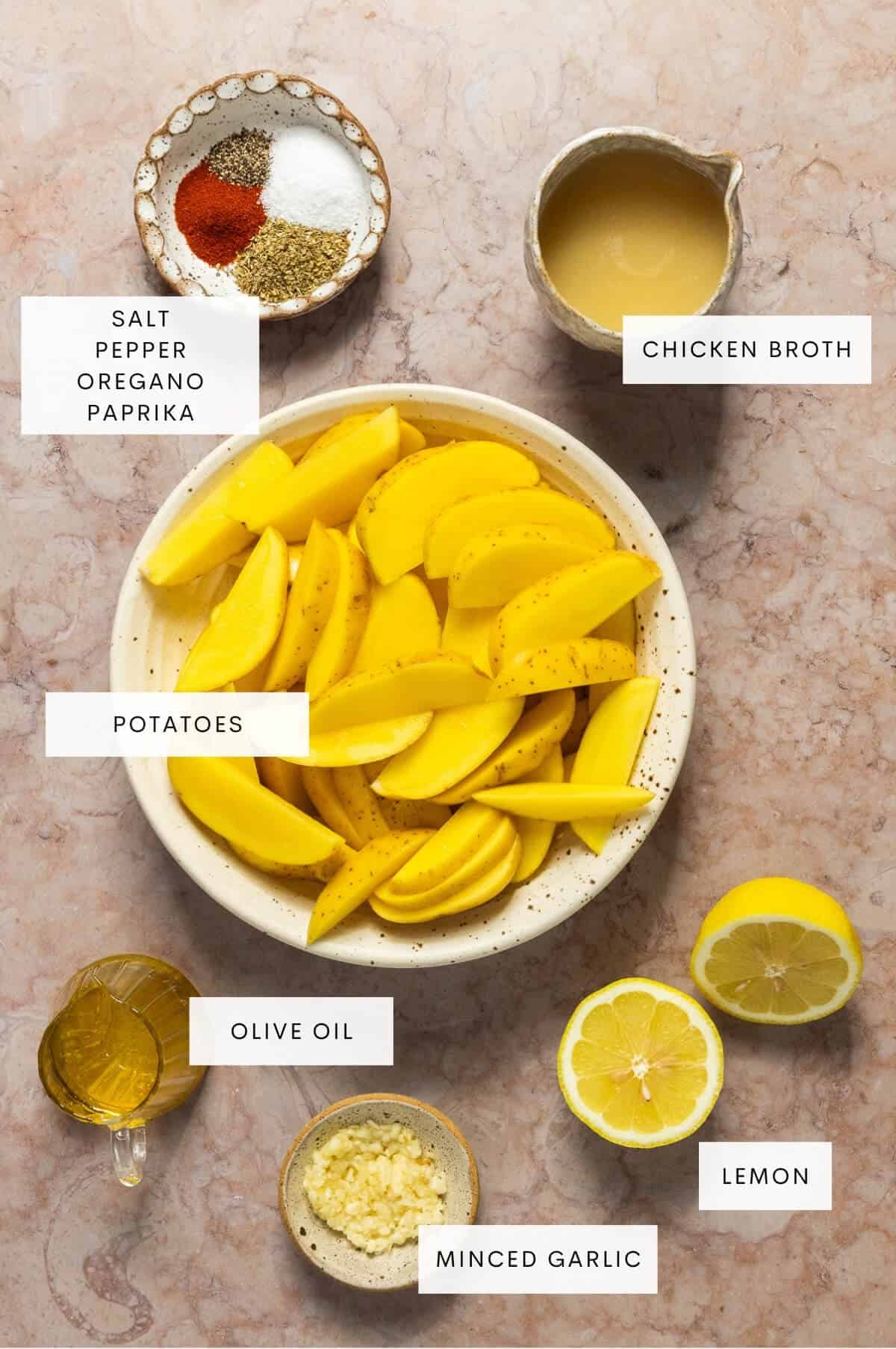 Greek lemon potatoes.