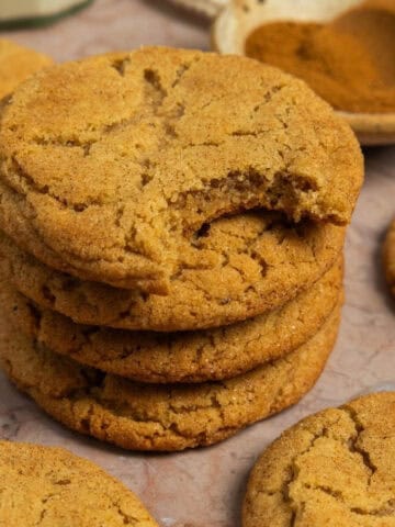 Featured image for pumpkin spice snickerdoodles.